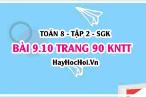 Bài 9.10 trang 90 Toán 8 Tập 2 Kết nối tri thức: Tính độ cao giao điểm hai sợi dây